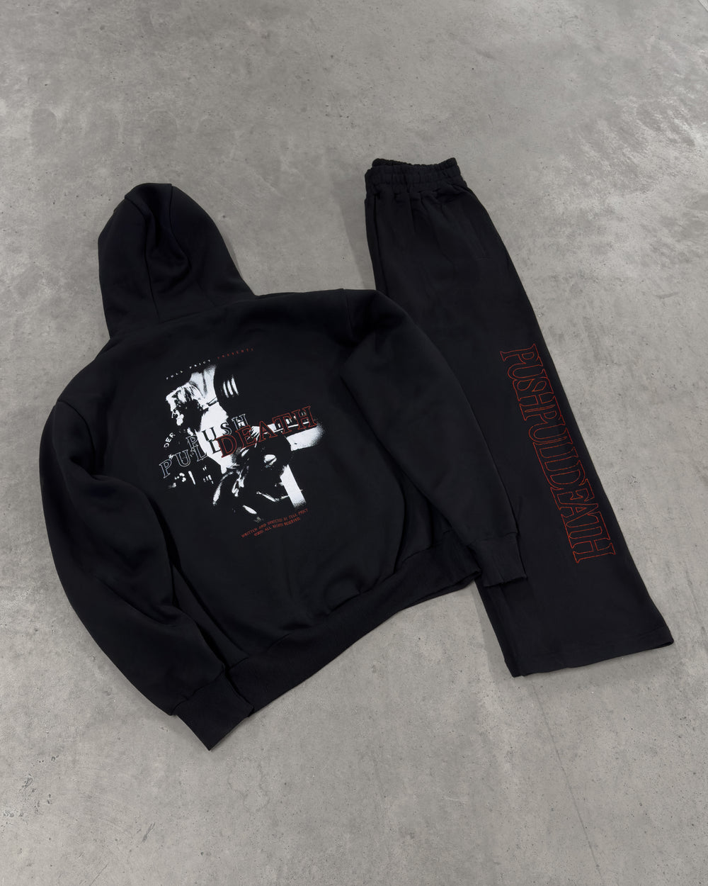 Sudadera oversize Push Pull Death