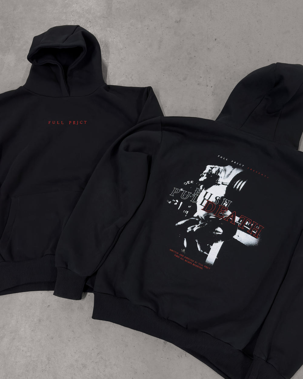 Sudadera oversize Push Pull Death