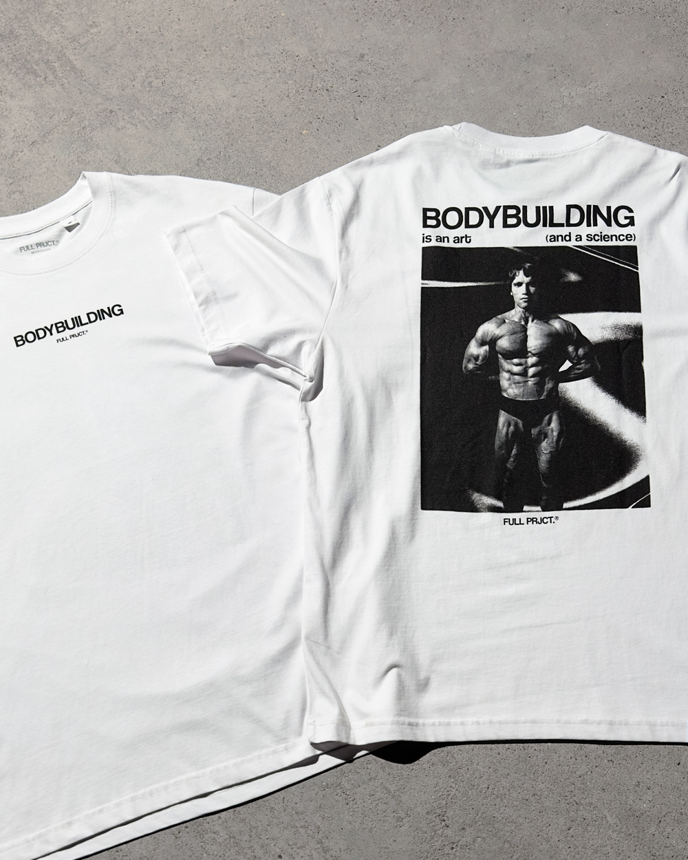 Übergroßes Bodybuilding-T-Shirt